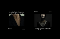 Hajen: Unveiling Elegance - A Jewelry Branding Design Journey